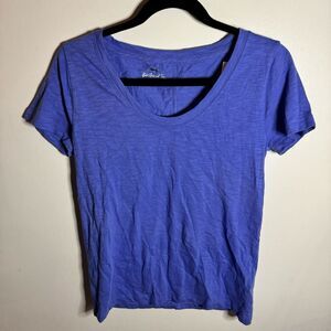 J. Crew Factory Girlfriend Cotton Scoopneck Tee